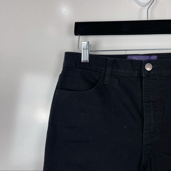 NYDJ Not Your Daughter's Jeans Cropped Capri Jeans Black Women's Size 4 - Picture 4 of 10